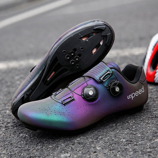 Color-changing Reflective Couple Cycling Shoes Men And Women Road