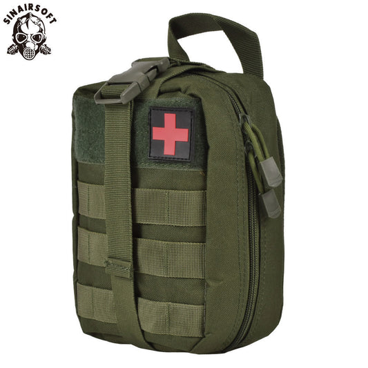 SINAIRSOFT Nylon First Aid Bag Tactical Molle Medical Pouch EMT Emergency EDC Rip-Away Survival IFAK Utility Car Airsoft Hunting